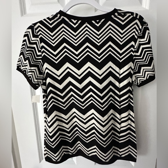 NWT Missoni for Target black and white chevron t-shirt M - Picture 2 of 4